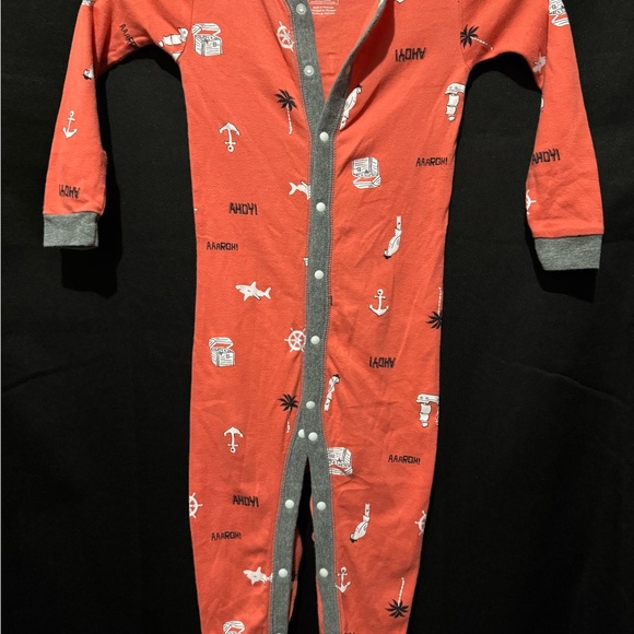 Set of 4 Kids' Patterned footless bodysuits. - Picture 4 of 9